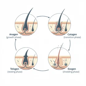 Hair growth cycle (4-phase)